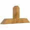 Ekena Millwork Portland Rough Sawn Timber Gable Bracket, Western Red Cedar, 48"W x 22"H x 6"D x 6"F, 11/12 Pitch GBW048X22X0606POR00RWR - alternate 5